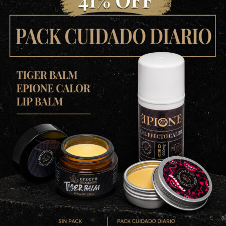 pack cuidado diario cbd con cosmética seleccionada