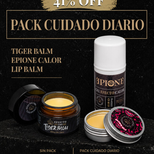 pack cuidado diario cbd con cosmética seleccionada